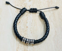 Cargar imagen en el visor de la galería, Pulsera Ajustable Papá de Piel